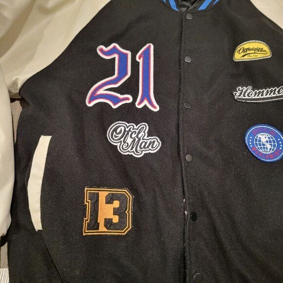 21 World Wide Varsity Bomber Jacket Limited Edition by Boohoo Man Men's Size XXL - Picture 2 of 7